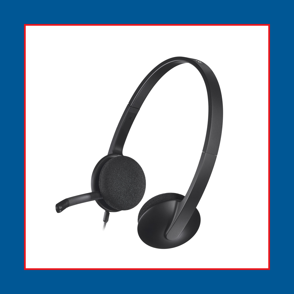 Logitech H151 Wired Over-Ear Headset