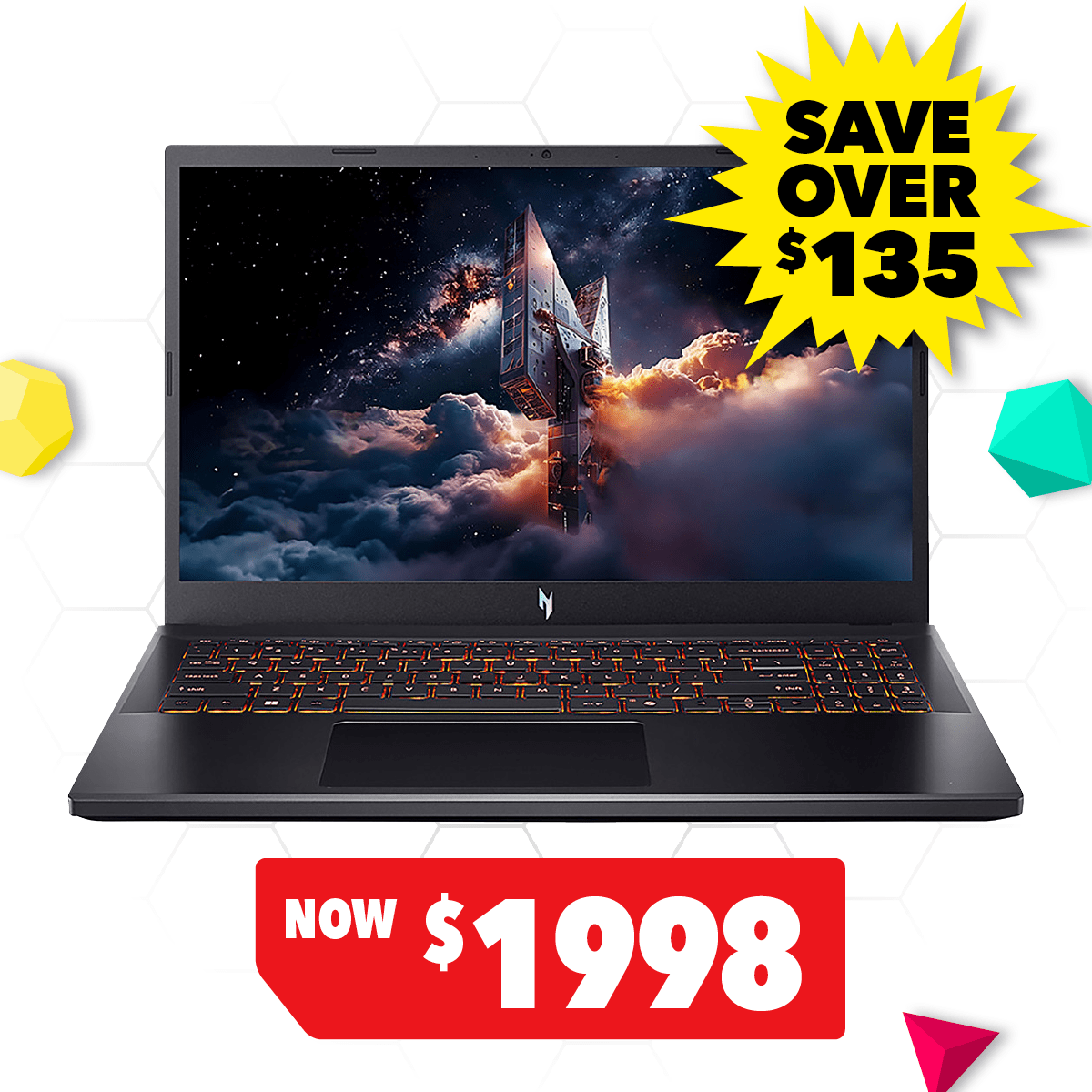 Acer Nitro V 15.6" Gaming Laptop - Intel Core i7