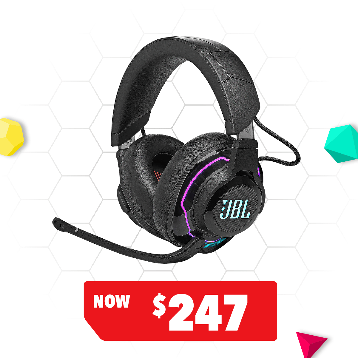 JBL Quantum 910 Gaming Wireless Over-Ear Headset