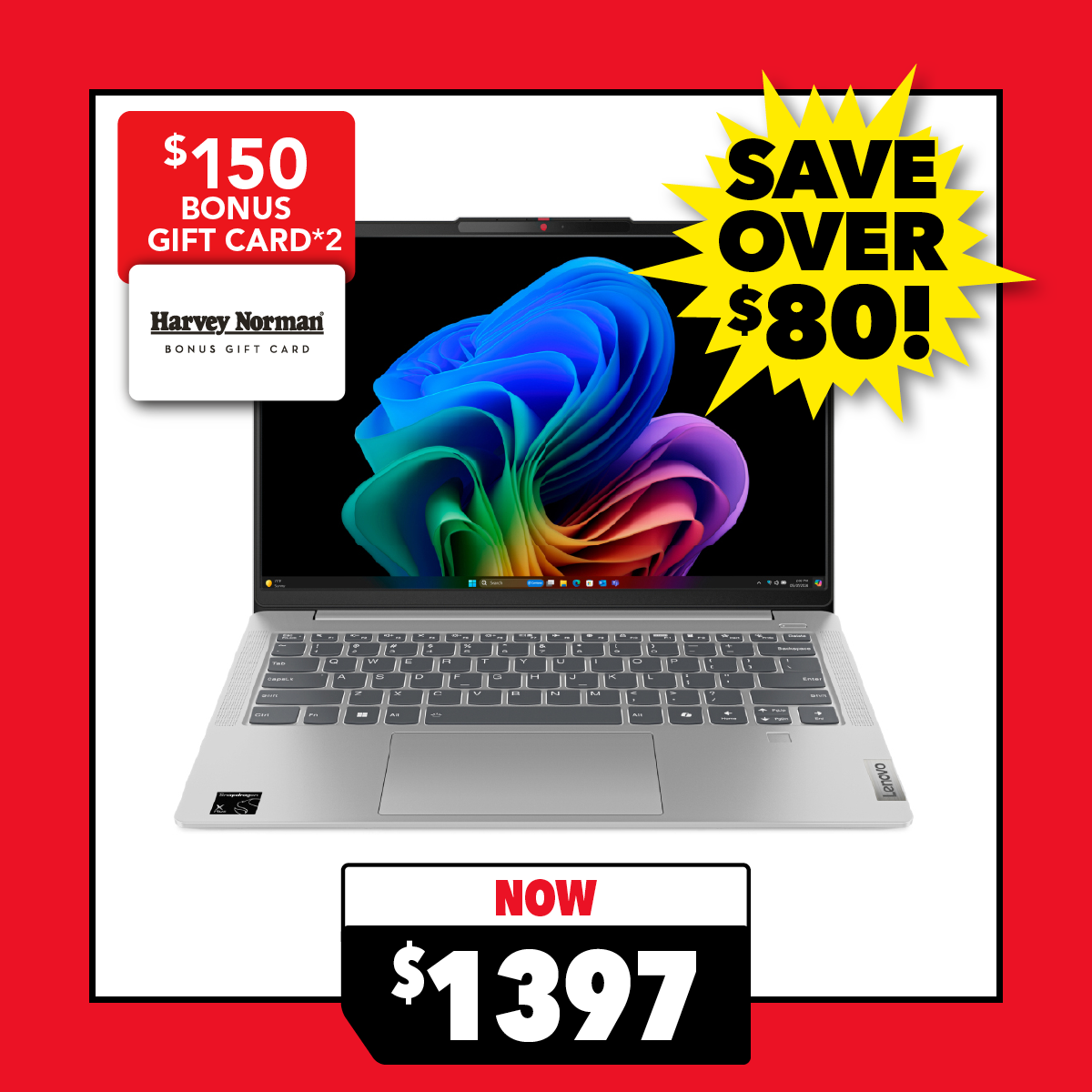 Lenovo IdeaPad Slim 5 14" Copilot+ PC - Snapdragon X