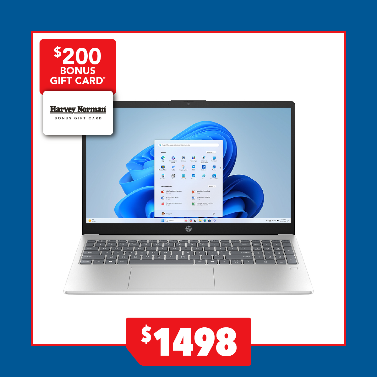 HP 15-FD2022TU 15.6" Laptop - Intel Core Ultra 5