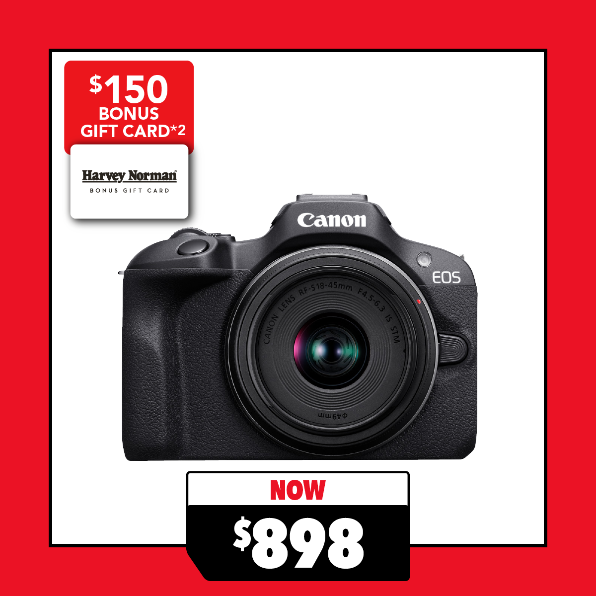 Canon EOS R100 Mirrorless Camera