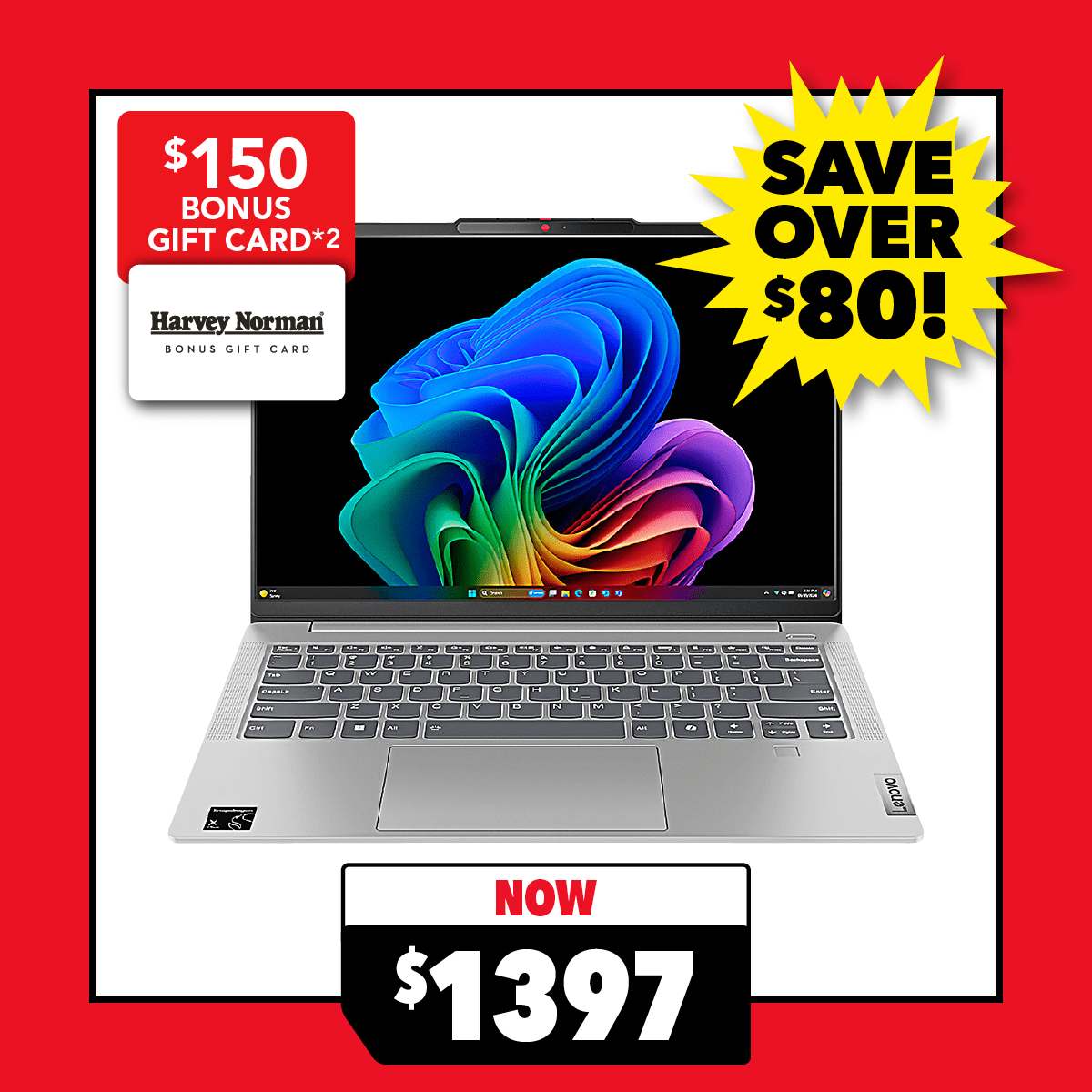 Lenovo IdeaPad Slim 5 14" Copilot+ PC - Snapdragon X