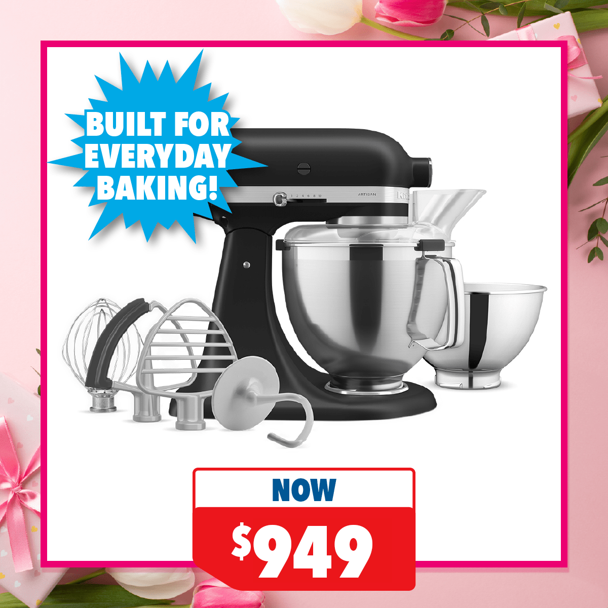 KitchenAid Artisan Tilt-Head 4.8L Stand Mixer