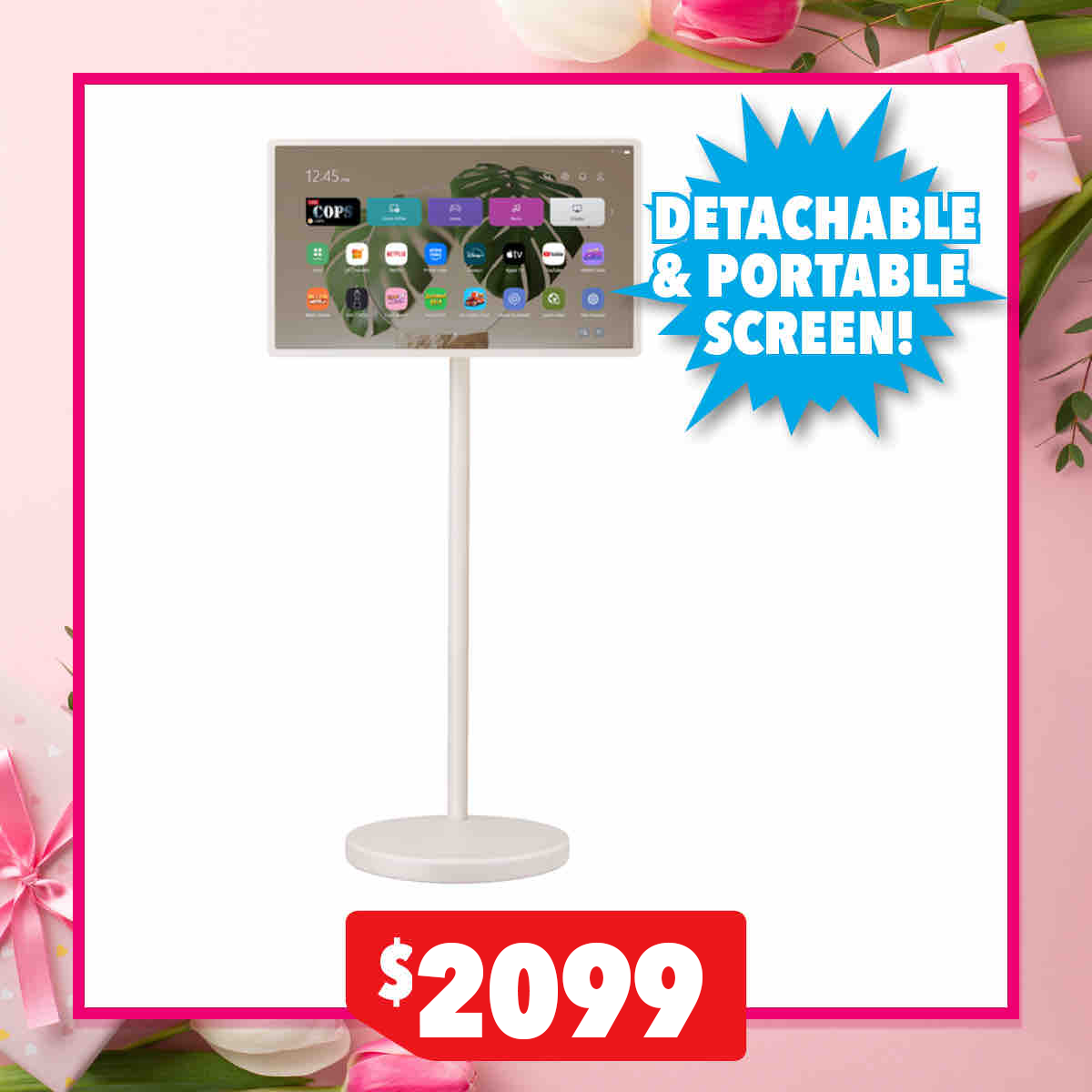 LG 27" StanbyME 2 Portable Touch Screen Smart LED TV