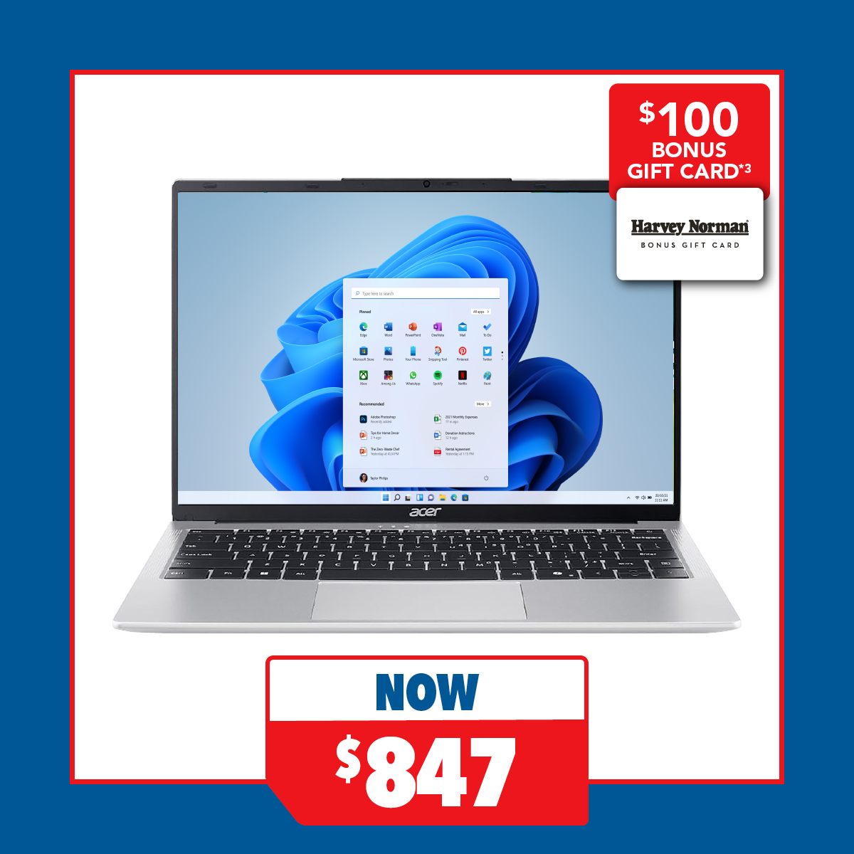 Acer Aspire Lite 14" Laptop - AMD Ryzen 3