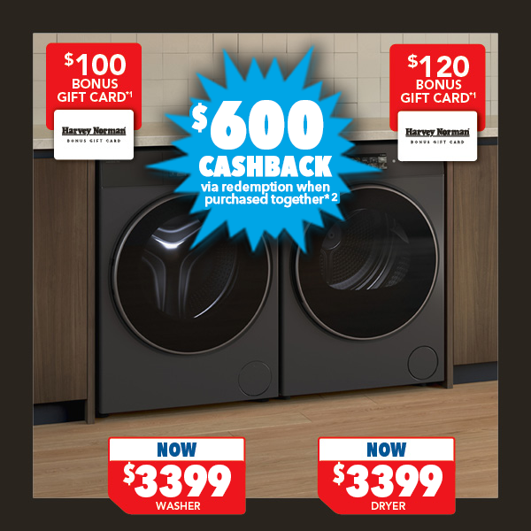Fisher & Paykel Series 9 12kg Washer & 10kg Heat Pump Dryer