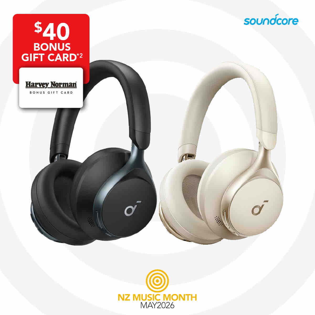 Soundcore Space One Active Noise Cancelling Wireless Over-Ear Headphones