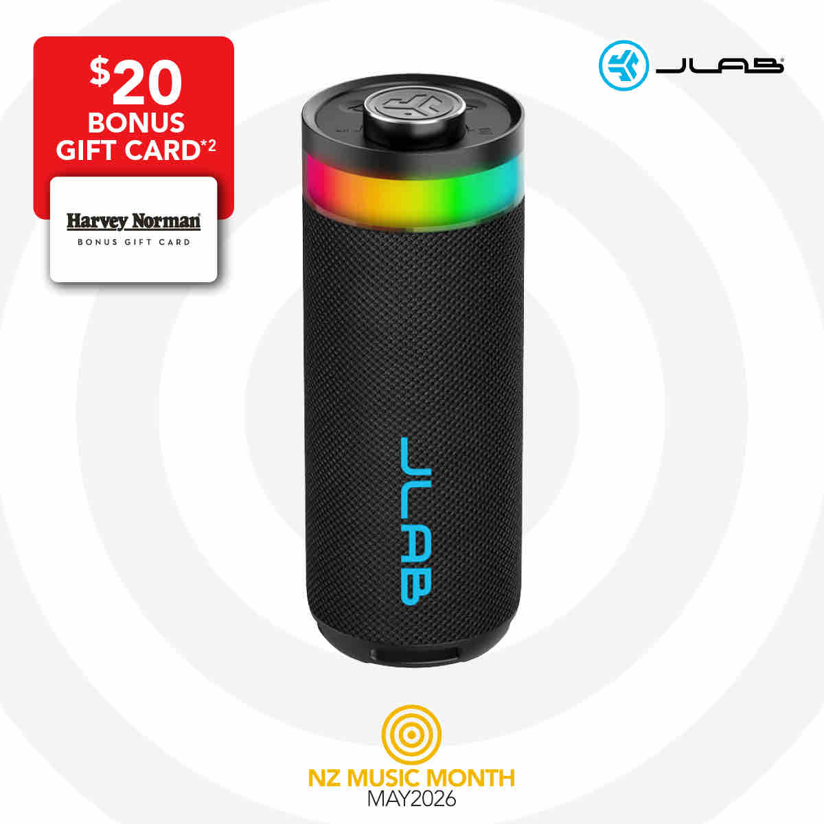 JLab Go Party Portable Bluetooth Speaker