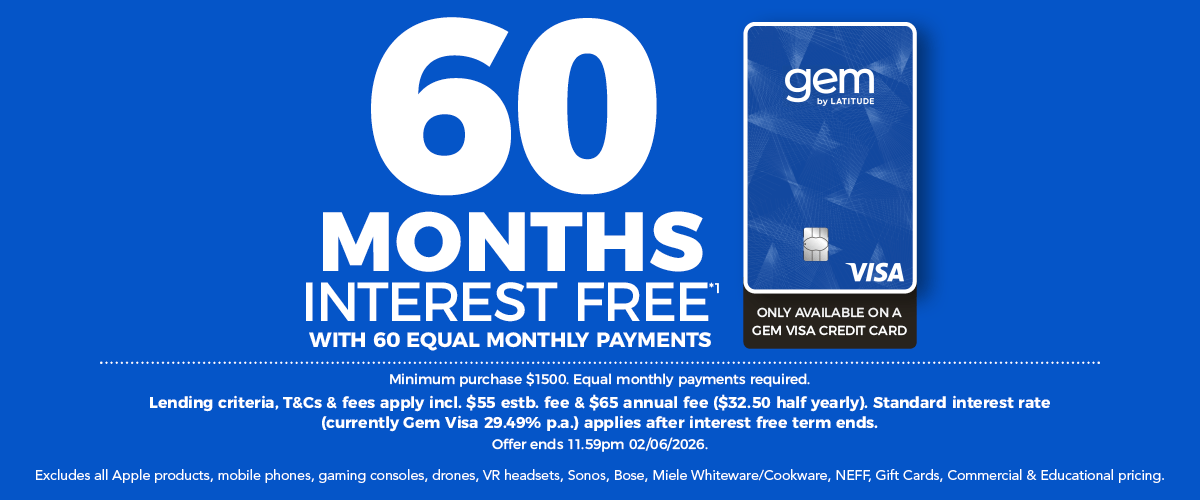 60 Months Interest Free*1
