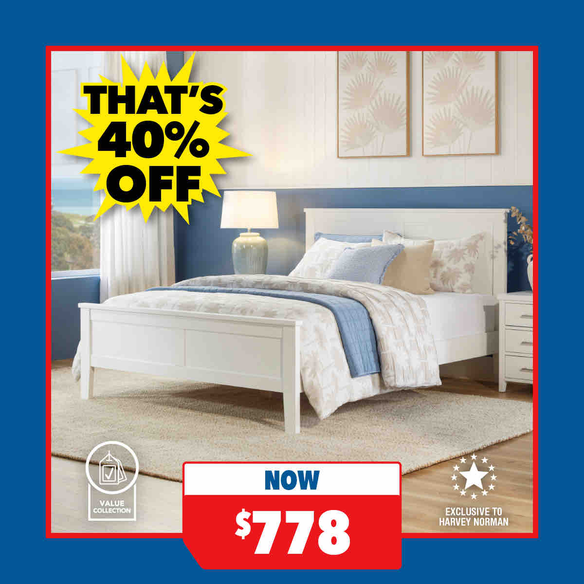 Alphine Queen Bed Frame