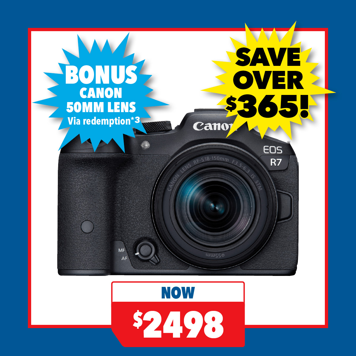 Canon EOS R7 Mirrorless Camera with 18-150mm Lens
