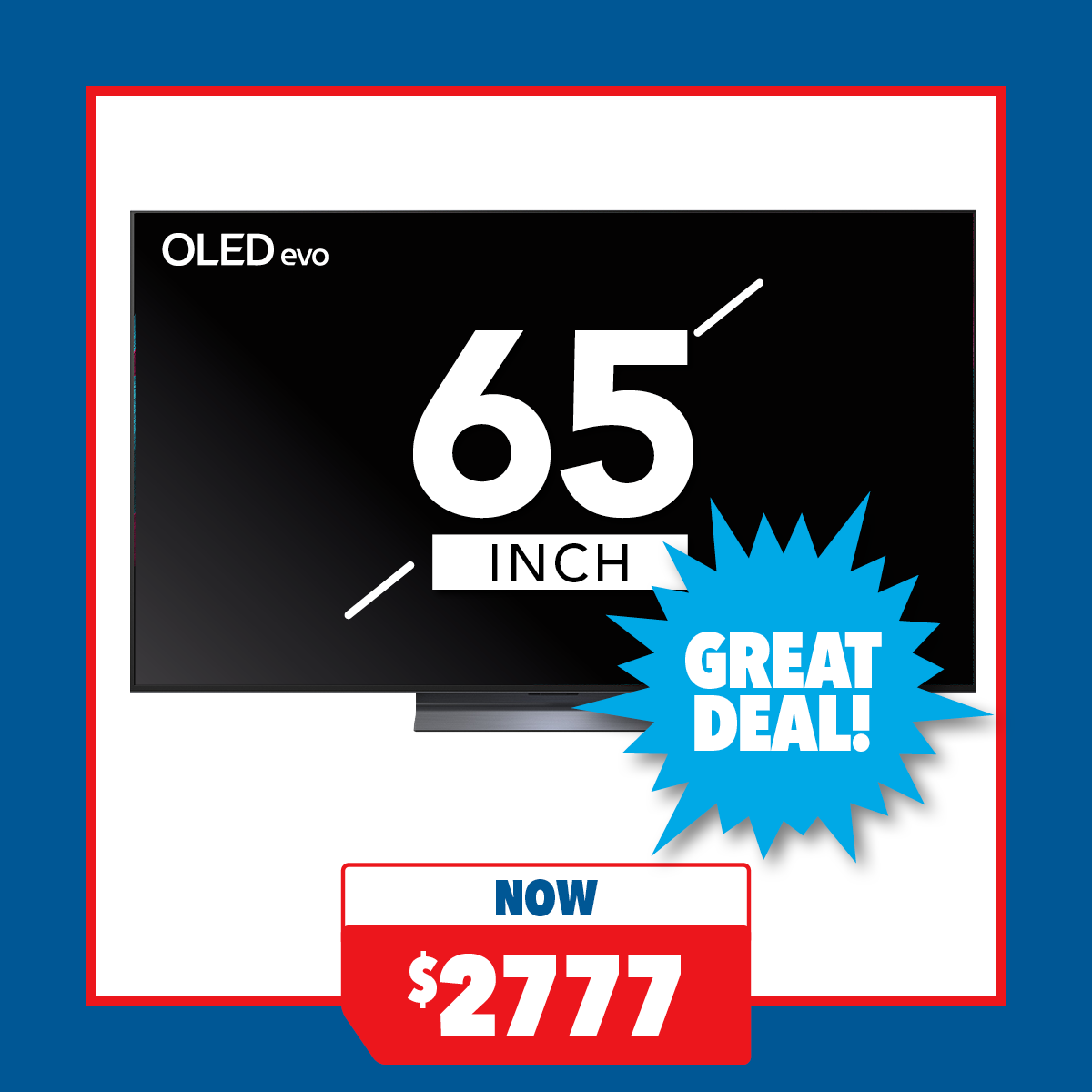 LG 65" Smart 4K OLED evo AI TV with webOS 25