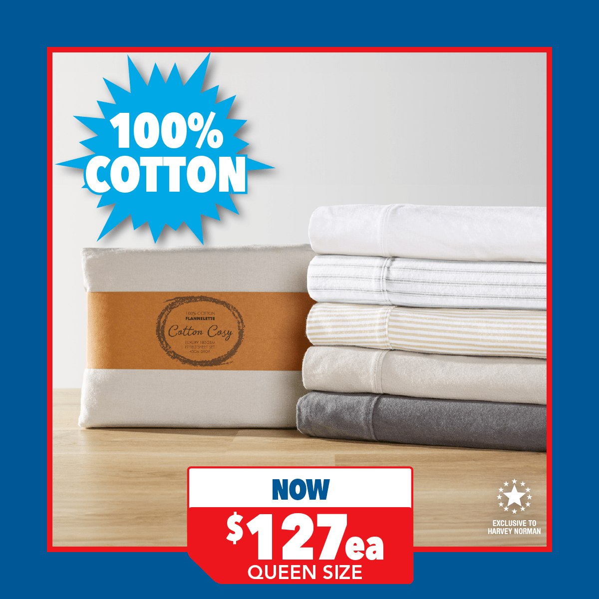 180gsm Flannelette 45cm Drop Sheet Set by Cotton Cosy