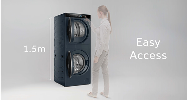 Haier 600 Series 12kg + 9kg Laundry Centre