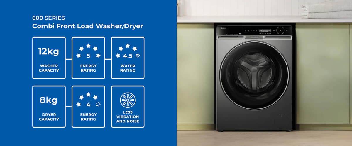 Haier 600 Series Combi Front Load Washer Dryer