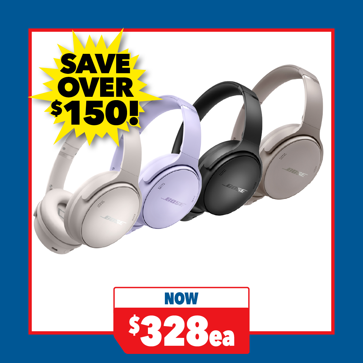 Bose QuietComfort Noise Cancelling Over-Ear Headphones