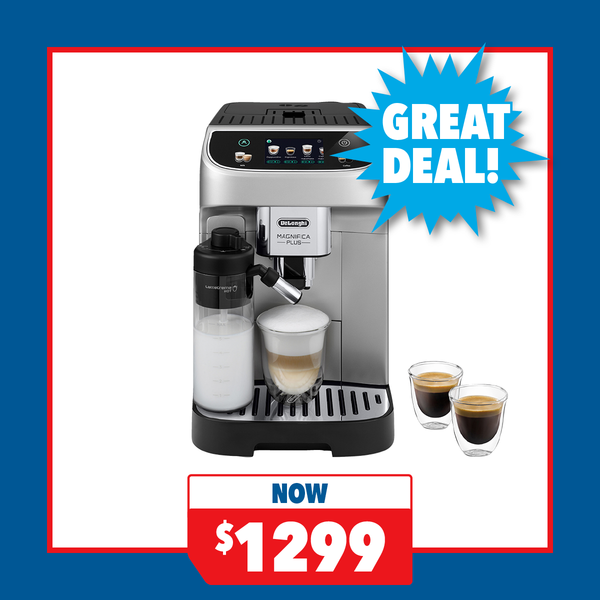 DeLonghi Magnifica Plus Fully Automatic Coffee Machine