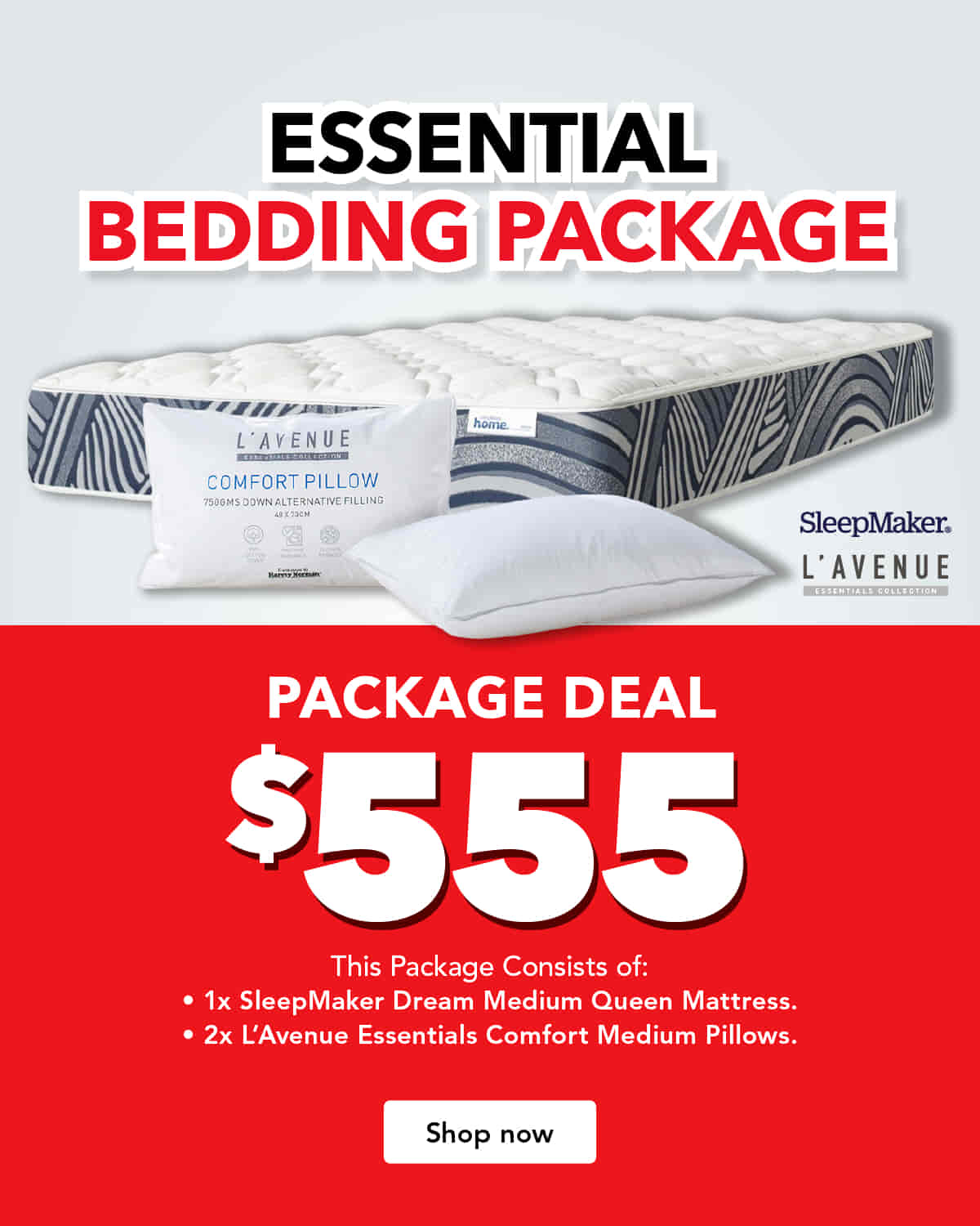 Essential Bedding Package