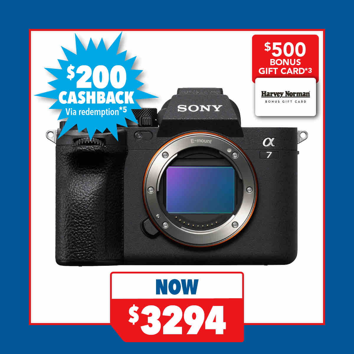 Sony Alpha A7 IV Full Frame Mirrorless Camera - Body Only