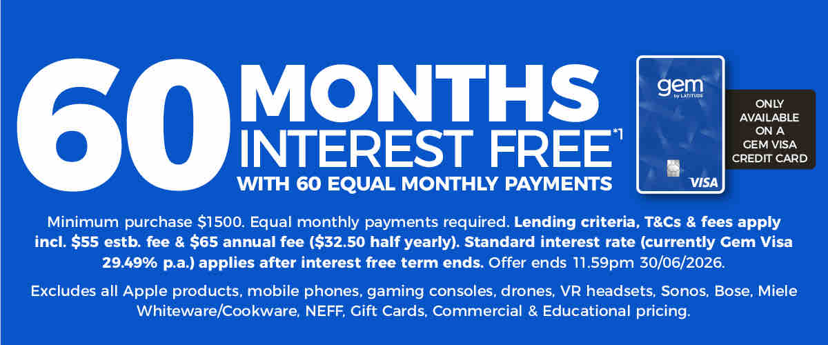 60 Months Interest Free*1