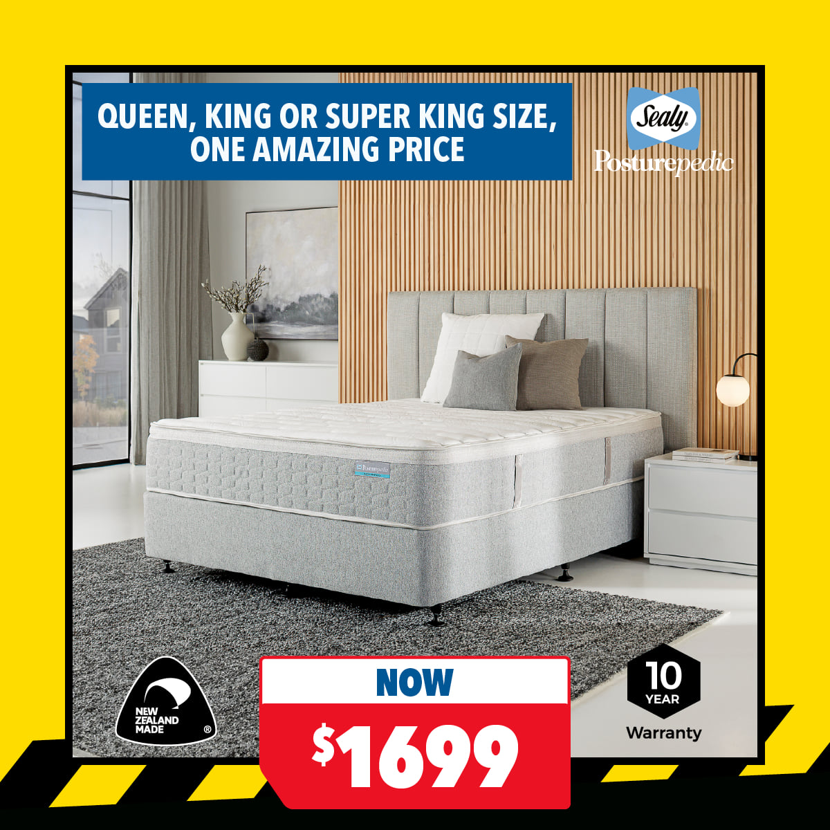 Harrington Firm Queen Mattress by Sealy Posturepedic