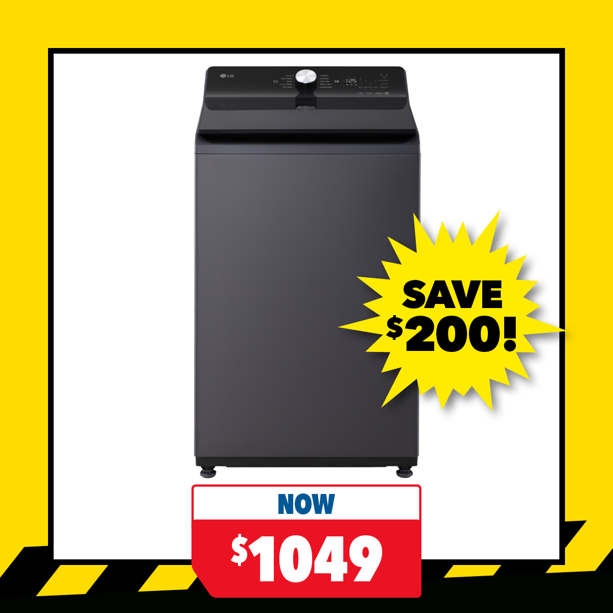 LG 9kg Top Loader Washing Machine