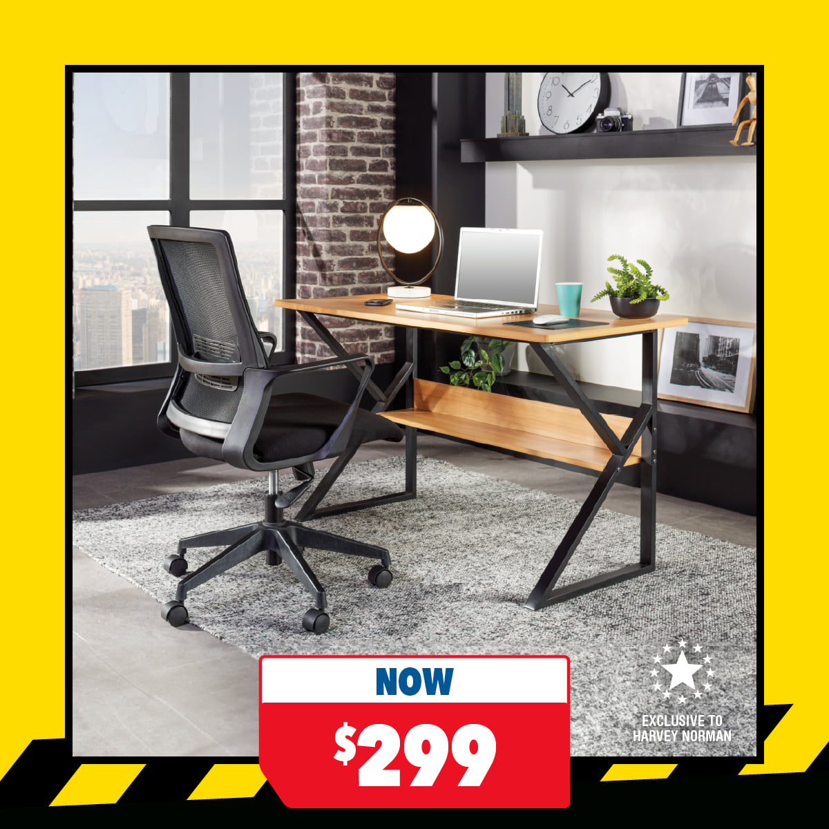 Norway Office Desk & Macy Chair Package