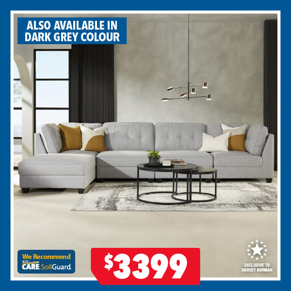 Corro 4-Seater Fabric Corner Lounge Suite