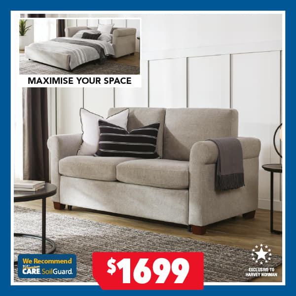Lucas Fabric Sofa Bed 