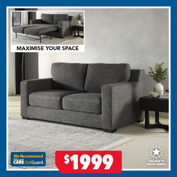 Titan Double Fabric Sofa Bed