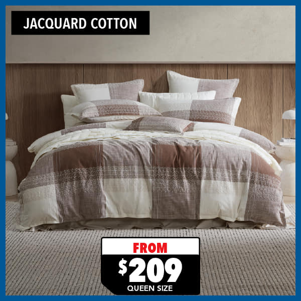 Heritage Coffee Duvet Cover Set by Platinum