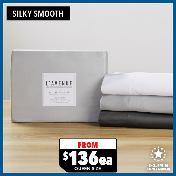 400TC Bamboo Cotton White Sheet Set by Lavenue