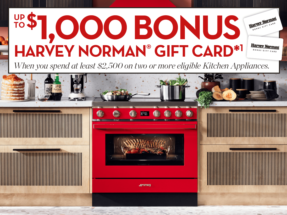 Up to $1000 Bonus Gift Card*¹ on Eligible Cookware