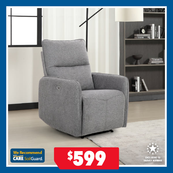 Vulcan Fabric Electric Recliner Chair