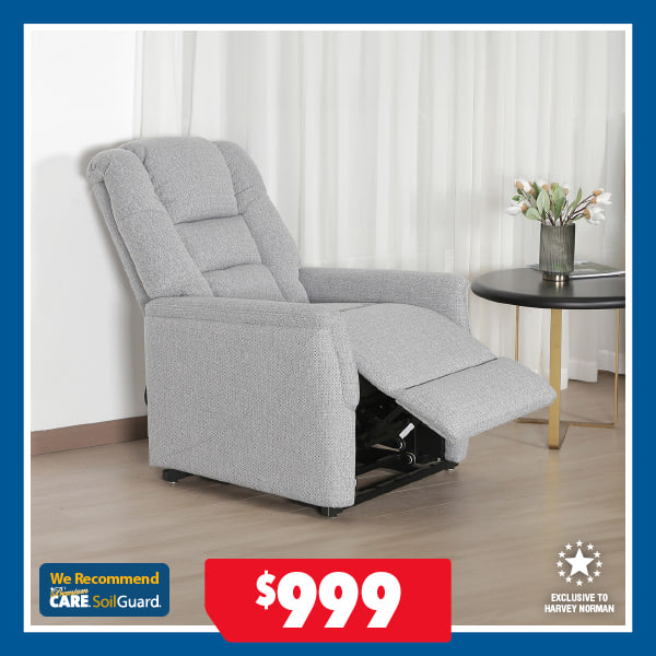 Kayla Fabric Electric Lift Recliner Chair