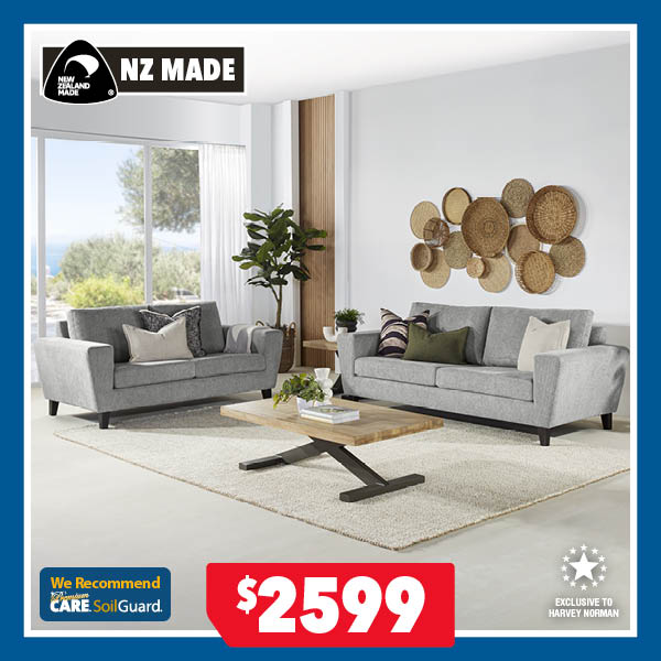 Stratus 2-Piece Fabric Lounge Suite