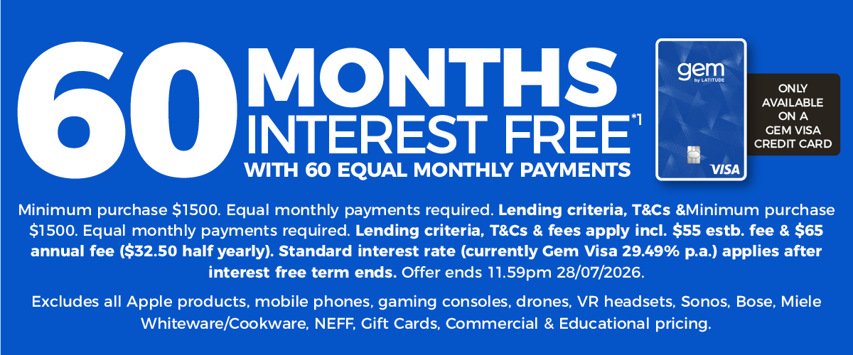 60 Months Interest Free*