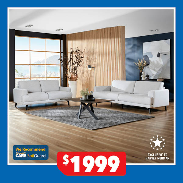Thea 2-Piece Fabric Lounge Suite