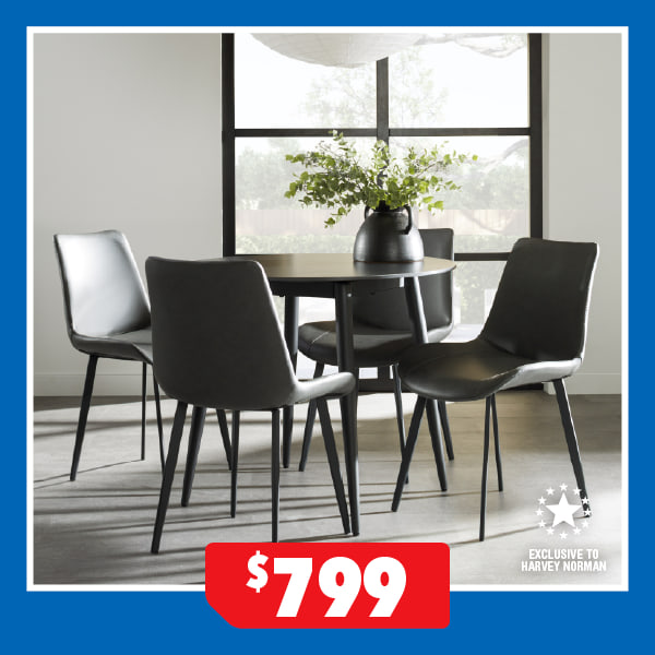 Nova 5 Piece Round Dining Suite