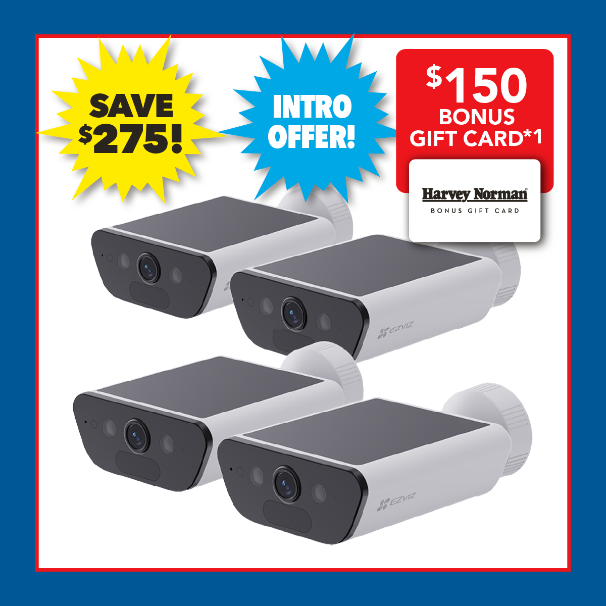 EZVIZ CB5 4K Outdoor Wire-Free Security Camera with 16GB SD Card