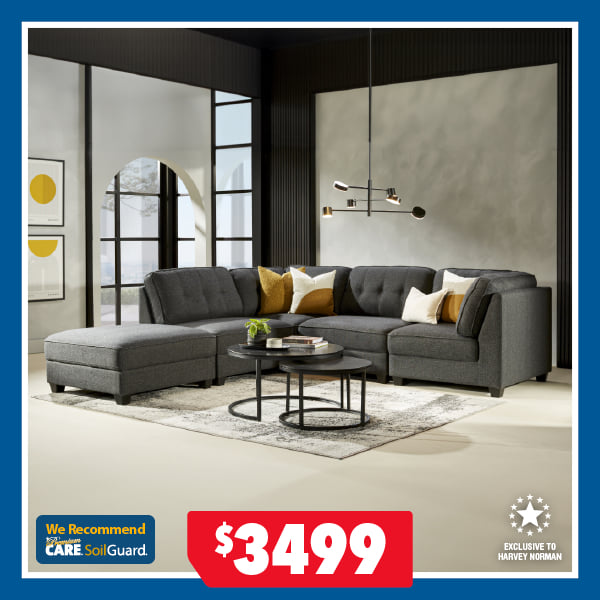 Corro 4-Seater Fabric Corner Lounge Suite
