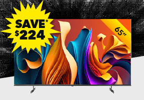 [Hisense 65" Q6NAU 4K<sup>#</sup> QLED LCD Smart TV]