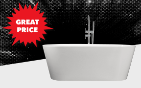 [Studio 1 'Oval' 1500mm Freestanding Bath]