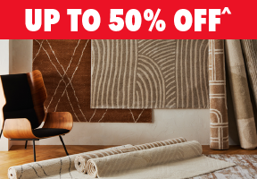 [Up to 50% off^ Rugs]