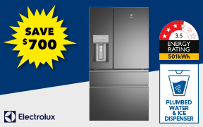 [Electrolux 609L Dark Stainless Steel French-Door Fridge]