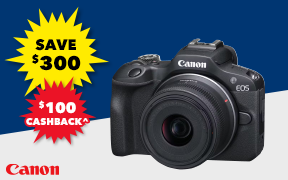 [Canon EOS R100 Mirrorless Camera with 18-45mm Lens Kit]