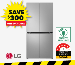 [LG 530L Slim Quad Door Fridge]