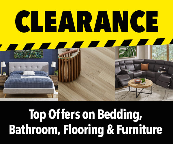 [Clearance Top Offers on Bedding Bathroom, Flooring & Furniture]