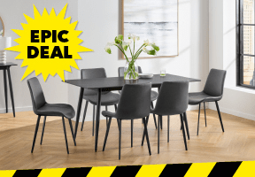 ['Nova' 7-Piece Rectangular Dining Setting]